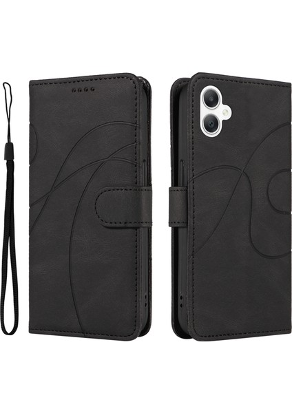 Samsung Galaxy A06 Standlı Cüzdan Deri Telefon Kılıfı (Yurt Dışından)