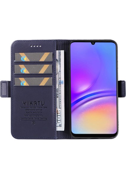 Samsung Galaxy A06 Cüzdan Standlı Deri Telefon Kılıfı (Yurt Dışından)