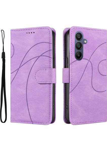 Samsung Galaxy A06 Standlı Cüzdan Deri Telefon Kılıfı (Yurt Dışından)