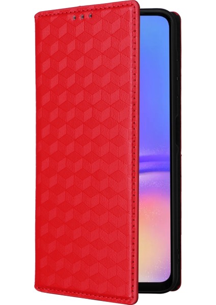 Samsung Galaxy A06 Cüzdan Eşkenar Dörtgen Baskılı Deri Telefon Kılıfı (Yurt Dışından) indirimleri