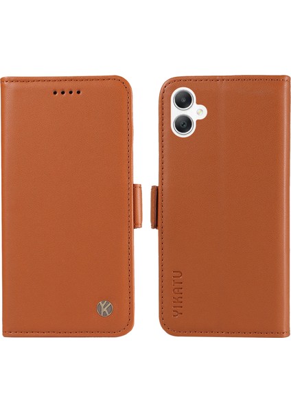 Samsung Galaxy A06 Cüzdan Standlı Deri Telefon Kılıfı (Yurt Dışından)