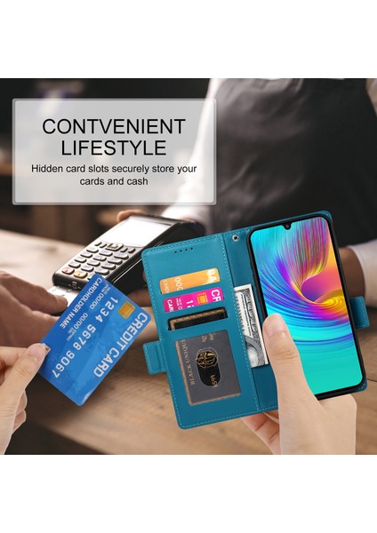 Samsung Galaxy A16 Standlı Pu Deri Cüzdan Telefon Kılıfı (Yurt Dışından) indirimleri