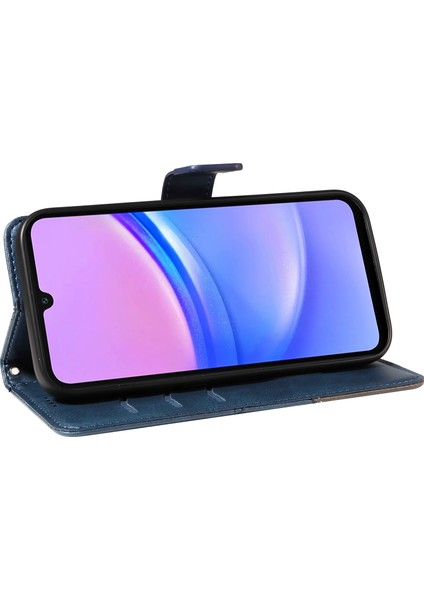 Samsung Galaxy A16 Deri Geometrik Çizgili Cüzdan Telefon Kılıfı Bilek Kayışlı (Yurt Dışından) modelleri