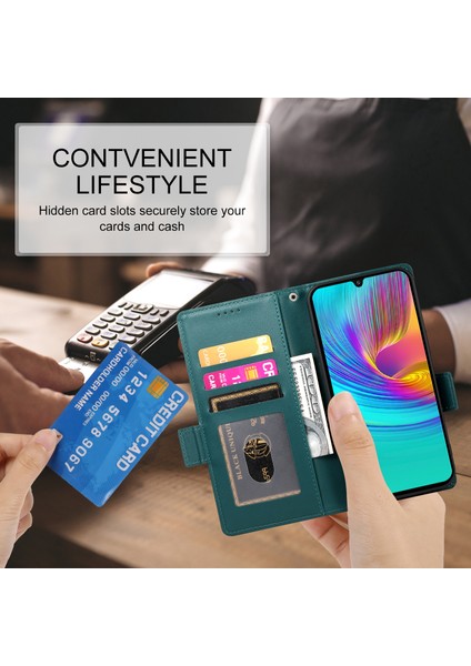 Samsung Galaxy A16 Standlı Pu Deri Cüzdan Telefon Kılıfı (Yurt Dışından) indirimleri