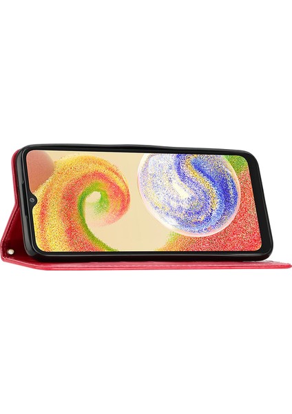 Samsung Galaxy A06 Pu Deri Telefon Cüzdan Kılıfı Askılı (Yurt Dışından)