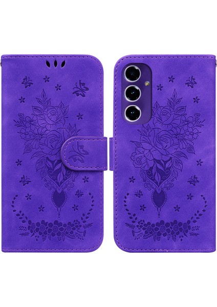 Samsung Galaxy A16 Pu Deri Cüzdan Telefon Kılıfı (Yurt Dışından)