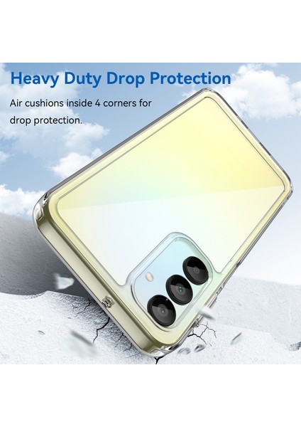 Samsung Galaxy A16 Darbeye Dayanıklı Kılıf Tpu + Akrilik Koruyucu Şeffaf Telefon Kapağı (Yurt Dışından) modelleri