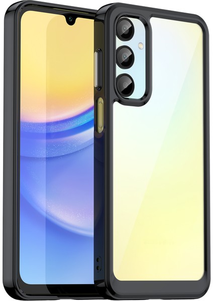 Samsung Galaxy A16 Darbeye Dayanıklı Kılıf Tpu + Akrilik Koruyucu Şeffaf Telefon Kapağı (Yurt Dışından)