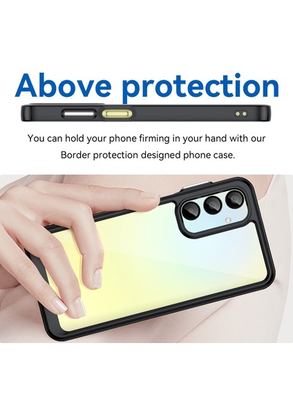 Samsung Galaxy A16 Darbeye Dayanıklı Kılıf Tpu + Akrilik Koruyucu Şeffaf Telefon Kapağı (Yurt Dışından) fırsatları