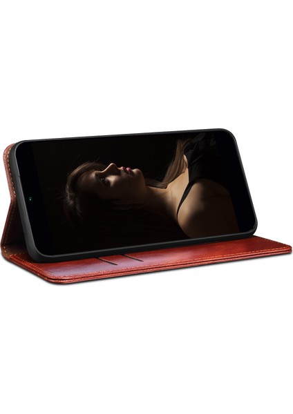 Samsung Galaxy A16 Crazy Horse Dokulu Mumlu Deri Cüzdan Standı Kapağı (Yurt Dışından) fiyatları
