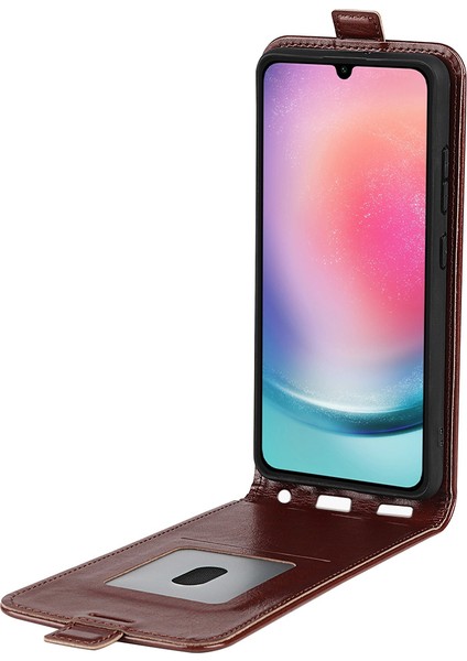 Samsung Galaxy A16 Kart Yuvalı Dikey Çevirme Deri Telefon Kapağı (Yurt Dışından) fiyatları
