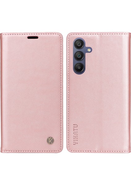 Samsung Galaxy A16 Standlı Deri Telefon Kılıfı (Yurt Dışından)