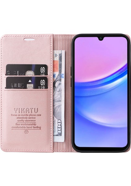 Samsung Galaxy A16 Standlı Deri Telefon Kılıfı (Yurt Dışından) fiyatları