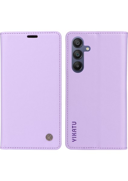 Samsung Galaxy A16 Standlı Deri Telefon Kılıfı (Yurt Dışından)