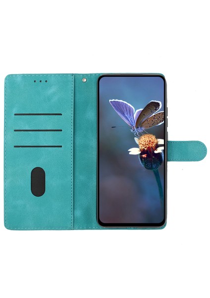 Samsung Galaxy A06 Deri Telefon Kılıfı Cüzdan Bilek Kayışlı (Yurt Dışından)