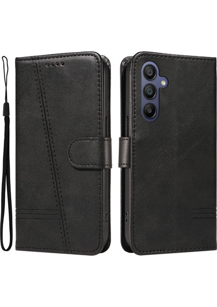 Samsung Galaxy A16 Flip Cüzdan Deri Telefon Kılıfı (Yurt Dışından)