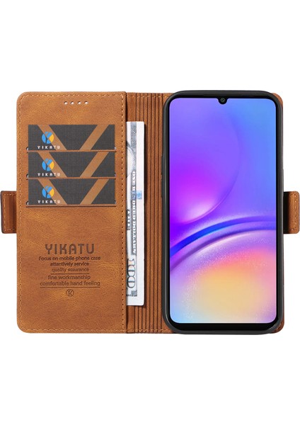 Samsung Galaxy A06 Pu Deri Cüzdan Telefon Kılıfı (Yurt Dışından)