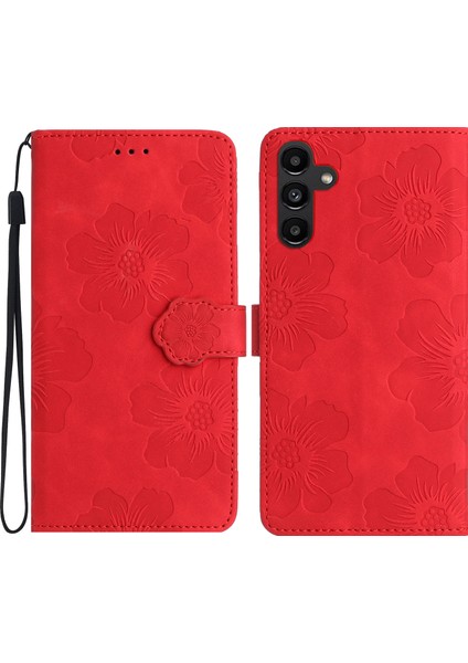 Samsung Galaxy A16 Deri Cüzdan Telefon Kılıfı Bilek Kayışlı (Yurt Dışından)