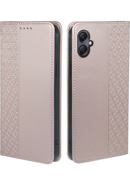 Samsung Galaxy A06 Deri Kapaklı Telefon Kılıfı Standlı Cüzdan (Yurt Dışından)