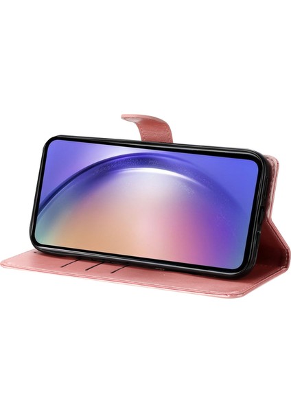 Samsung Galaxy A06 Cüzdan Telefon Deri Kapak Çevirin (Yurt Dışından)
