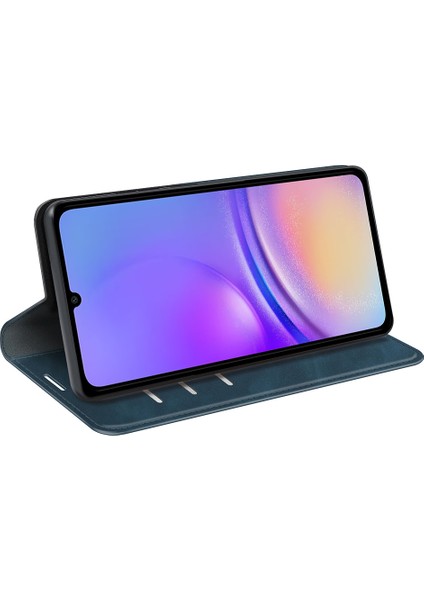 Samsung Galaxy A06 Cilt Dokunuşlu Deri Cüzdan Telefon Kılıfı (Yurt Dışından)
