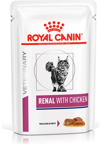 Veterinary Renal Tavuklu Kedi Konservesi 85 gr x 12 Adet