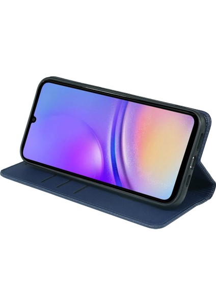 Samsung Galaxy A06 Deri Kapaklı Telefon Kılıfı Standlı Cüzdan (Yurt Dışından)