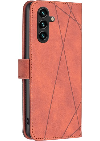 Samsung Galaxy A16 Geometri Hattı Pu Deri Telefon Kılıfı (Yurt Dışından) indirimleri