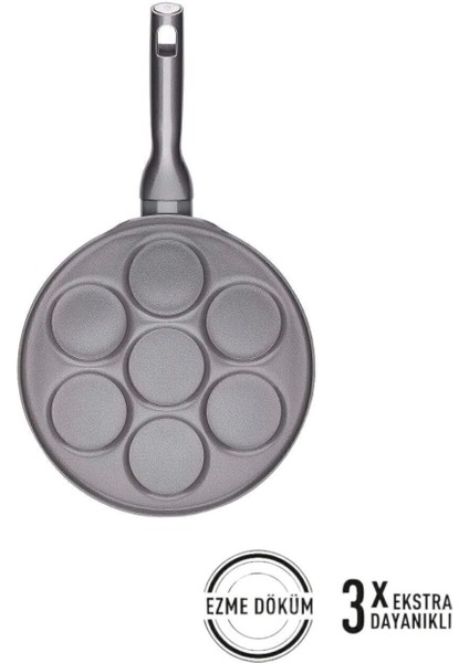 Tekno Trust A3937 Nora Pankek Tava 26 Inç 3 Kat Dayanaklı