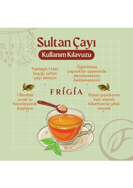 Sultan Çayı 150 gram ( Şekersiz ) - Doğal Öğütülmüş