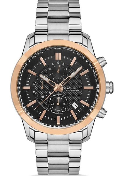 M.1.2155.04 Fonksiyonlar Aktif Chronograph Metal Erkek Kol Saati