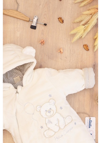 Kız Erkek Bebek Ayıcık Figürlü Welsoft Peluş Astronot Bebek Tulum STL6778 modelleri