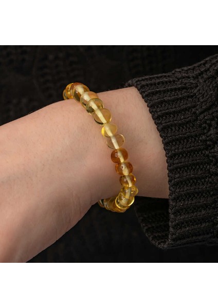 Yetişkin Damla Kehribar Bileklik modelleri