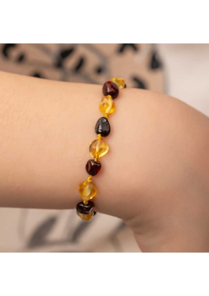 Bebek Damla Kehribar Bileklik modelleri