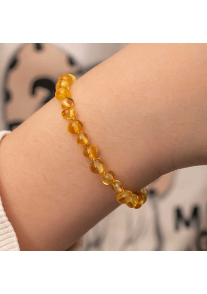 Bebek Damla Kehribar Bileklik modelleri