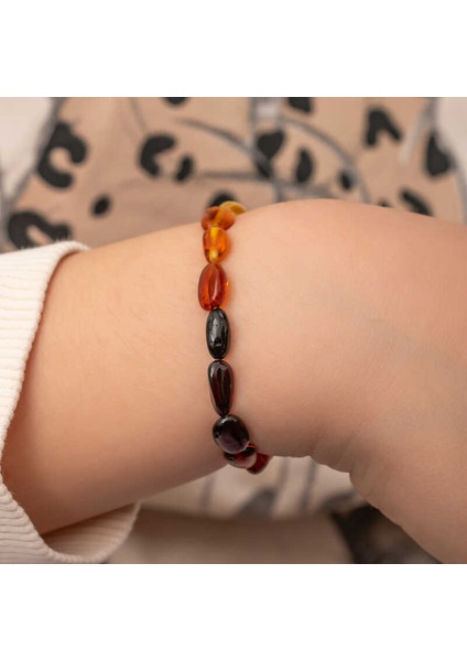 Bebek Damla Kehribar Bileklik modelleri