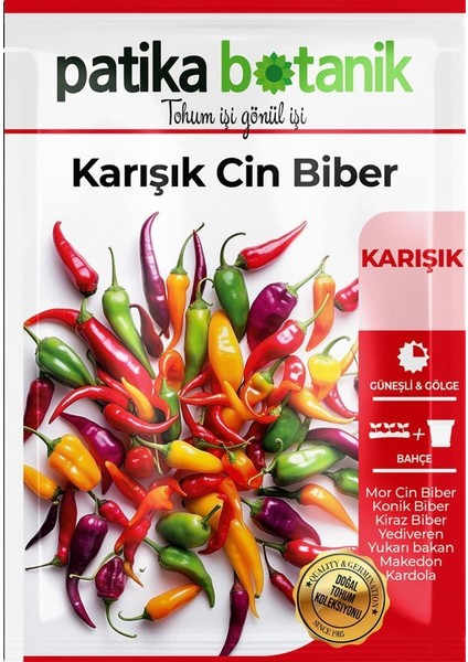 200 Adet Karışık Cin Biber