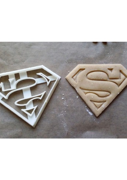 Süperman Kurabiye Kalıbı
