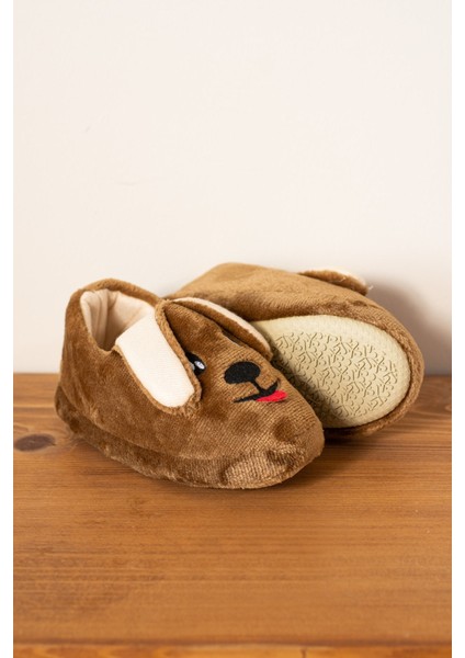 Çocuk Panduf Ev Patiği Pamuk Astarlı Köpek Figürlü Ev Kreş Ayakkabı Sevimli Köpek fiyatları