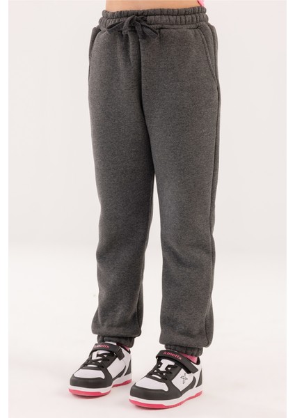 Ku Basıc 22KDS06 4pr Gri Unisex Çocuk Eşofman Altı