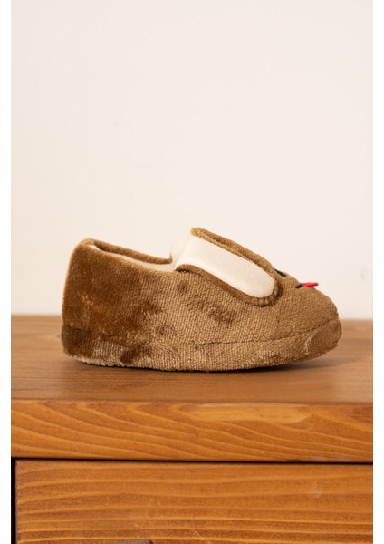 Çocuk Panduf Ev Patiği Pamuk Astarlı Köpek Figürlü Ev Kreş Ayakkabı Sevimli Köpek modelleri