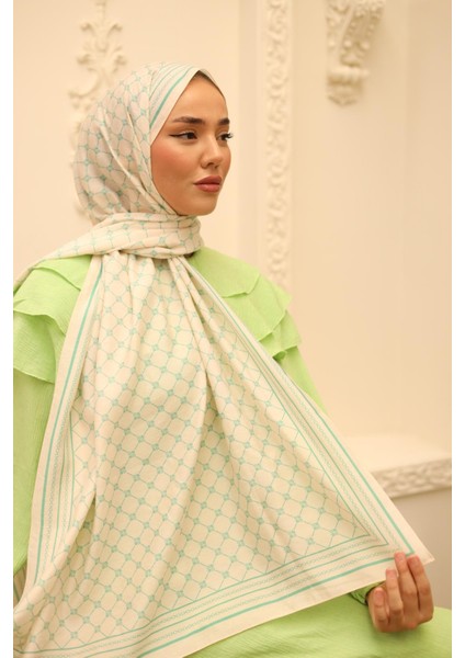 Olinda Şal 49005-12 Krem, Biskay Yeşili fiyatları