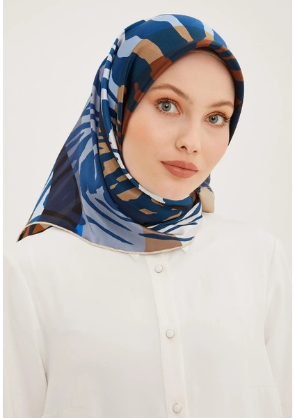 Nostalji Sura İpek 8950 - 04 Mavi - Beyaz