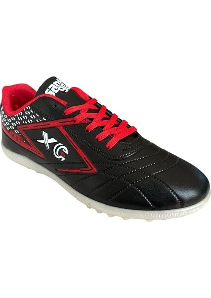 Erkek Halı Saha Futbol Ayakkabısı Siyah - Kırmızı modelleri