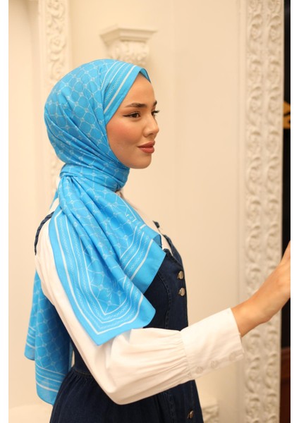 Olinda Şal 49005-10 Mavi, Beyaz modelleri