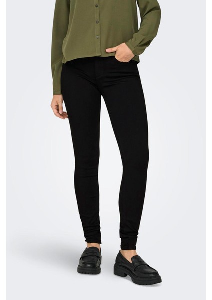 15319482 Onlblush Mıd Sk 4everblk Dnm SOO796 Noos Kadın Jean Pantolon