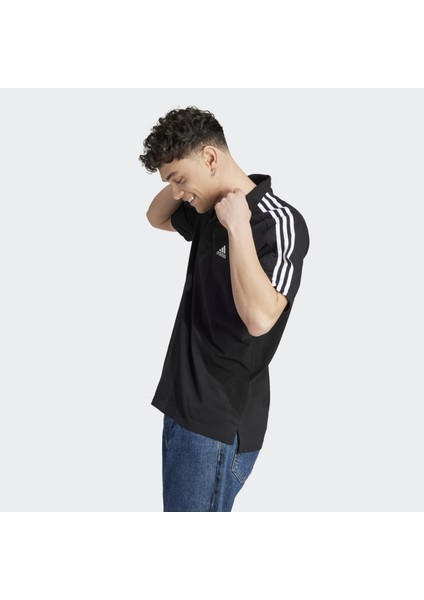 Sportswear IC9310 Essentials Piqué Embroidered Small Logo 3-Stripes Polo Shirt fiyatları