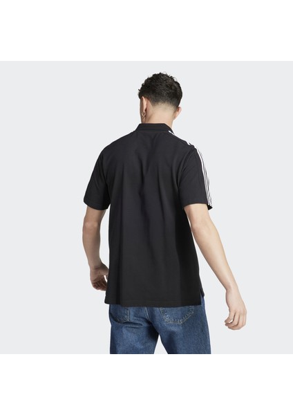 Sportswear IC9310 Essentials Piqué Embroidered Small Logo 3-Stripes Polo Shirt modelleri