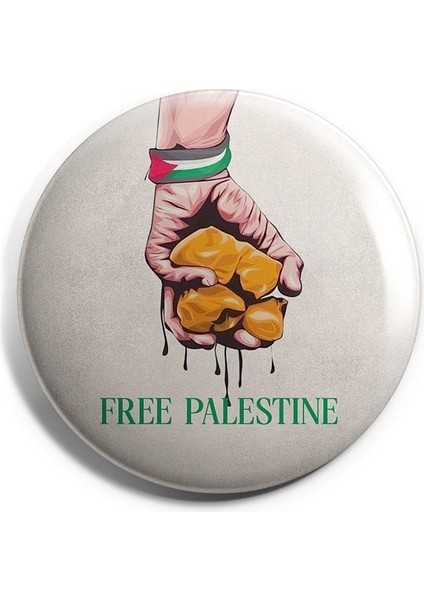 Major Selection Free Palestıne (Özgür Filistin) V2 Iğneli Çanta Rozeti