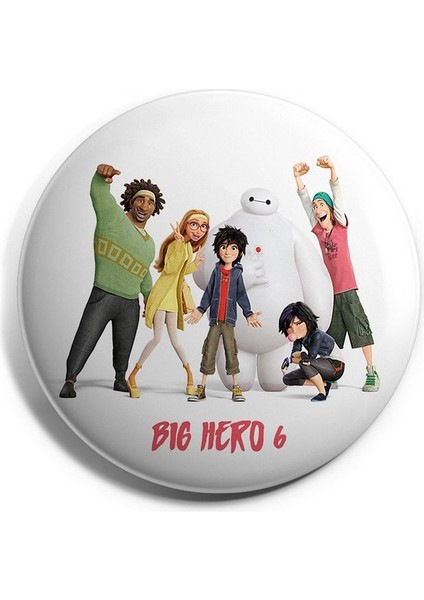 Big Hero Baymax V5 Iğneli Çanta Rozeti